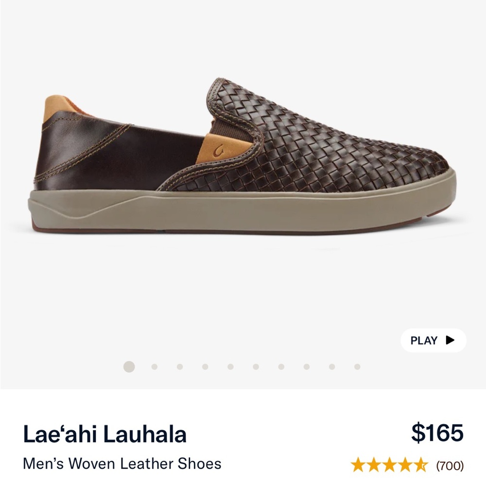 Men’s OluKai Leather Shoes